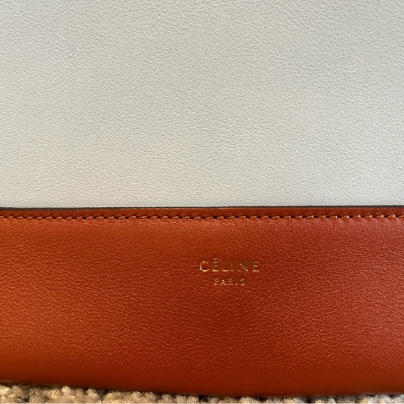 CELINE Shiny Smooth Calfskin Medium Frame Shoulder Bag - Picture 2 of 5